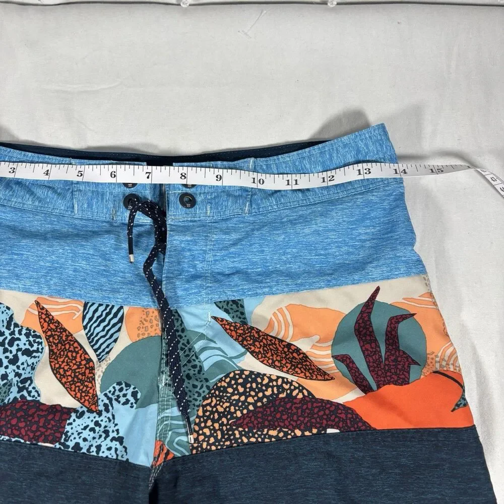 Billabong Recycled Blue Tropical Print Board Shorts